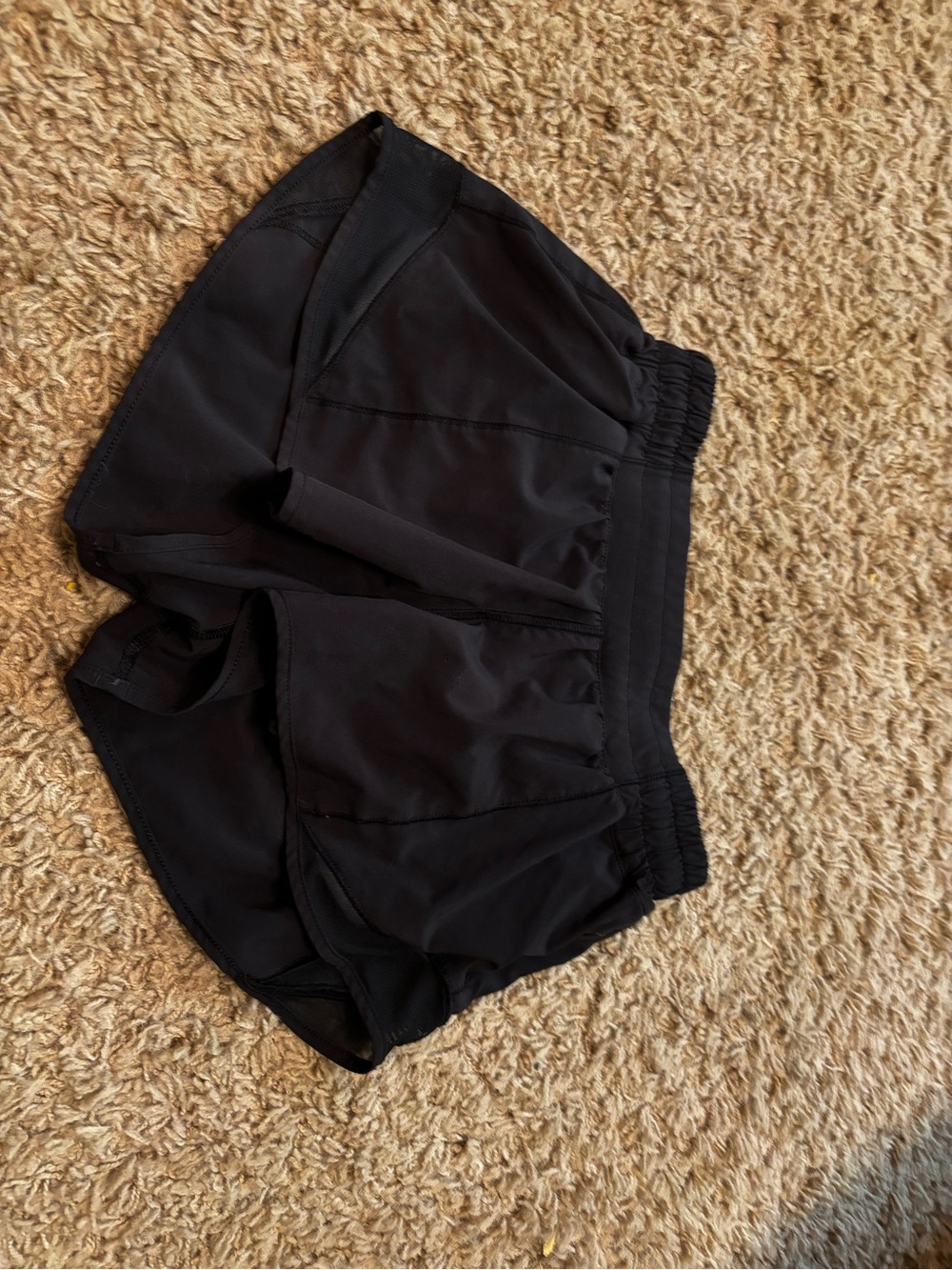 lululemon athletica Black Run/Train Shorts